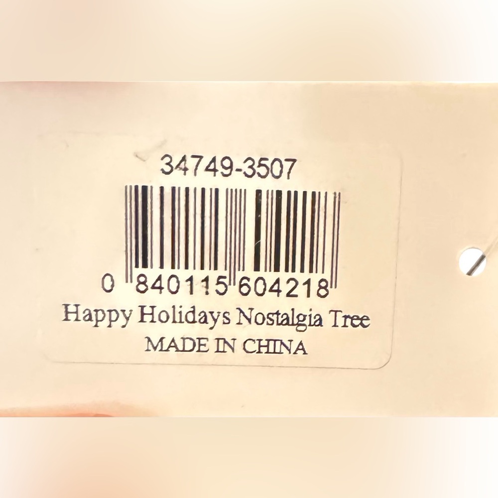 NWT MacKenzie-Childs Happy Holidays Nostalgia Tree - Picture 6 of 6